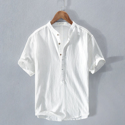 DAMIAN | Cotton-Linen Shirt