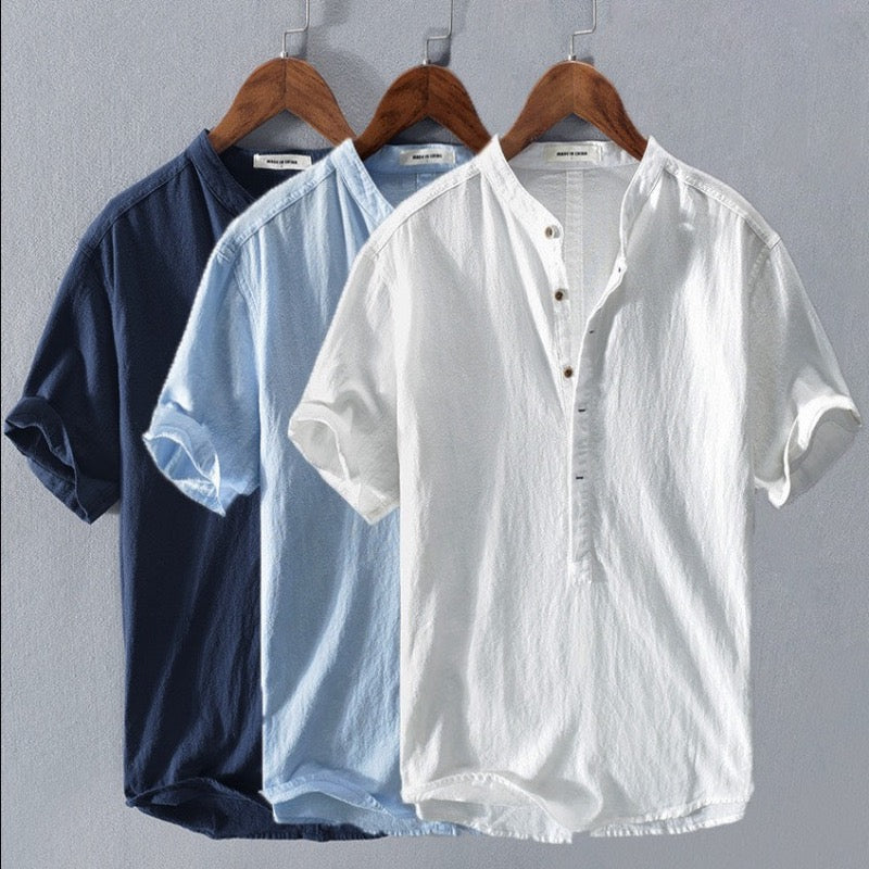 DAMIAN | Cotton-Linen Shirt