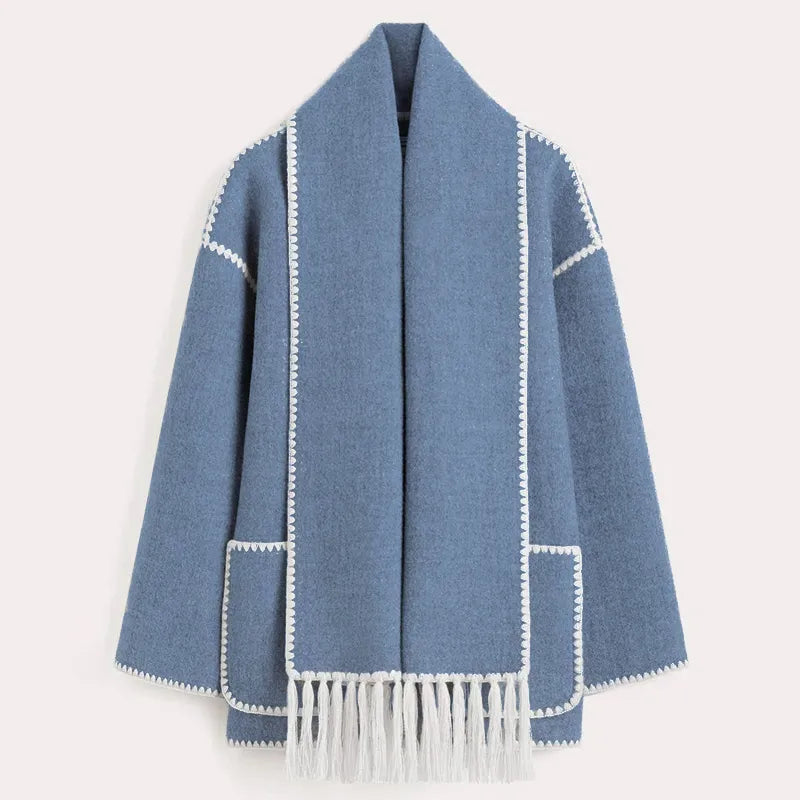 Chanel | Stylish Scarf Coat