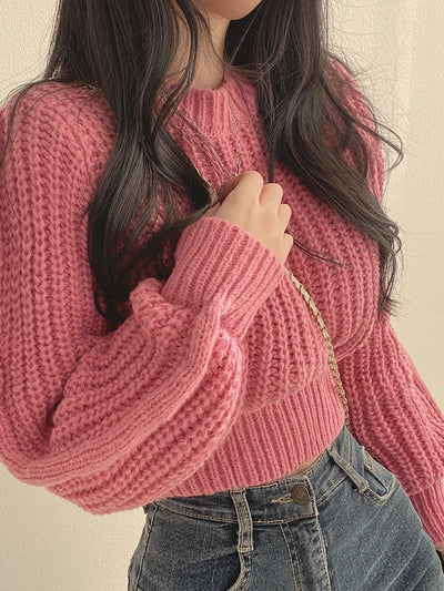 Allen - Knitted Sweater with Long Sleeves