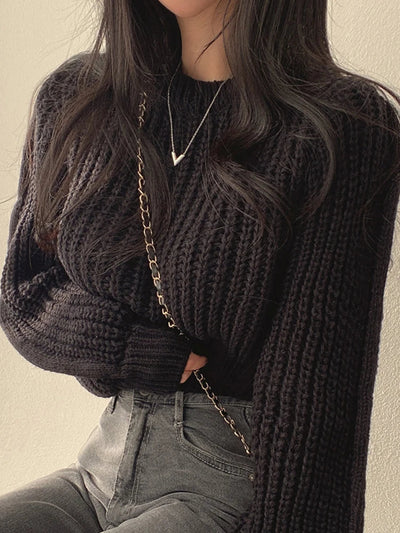 Allen - Knitted Sweater with Long Sleeves