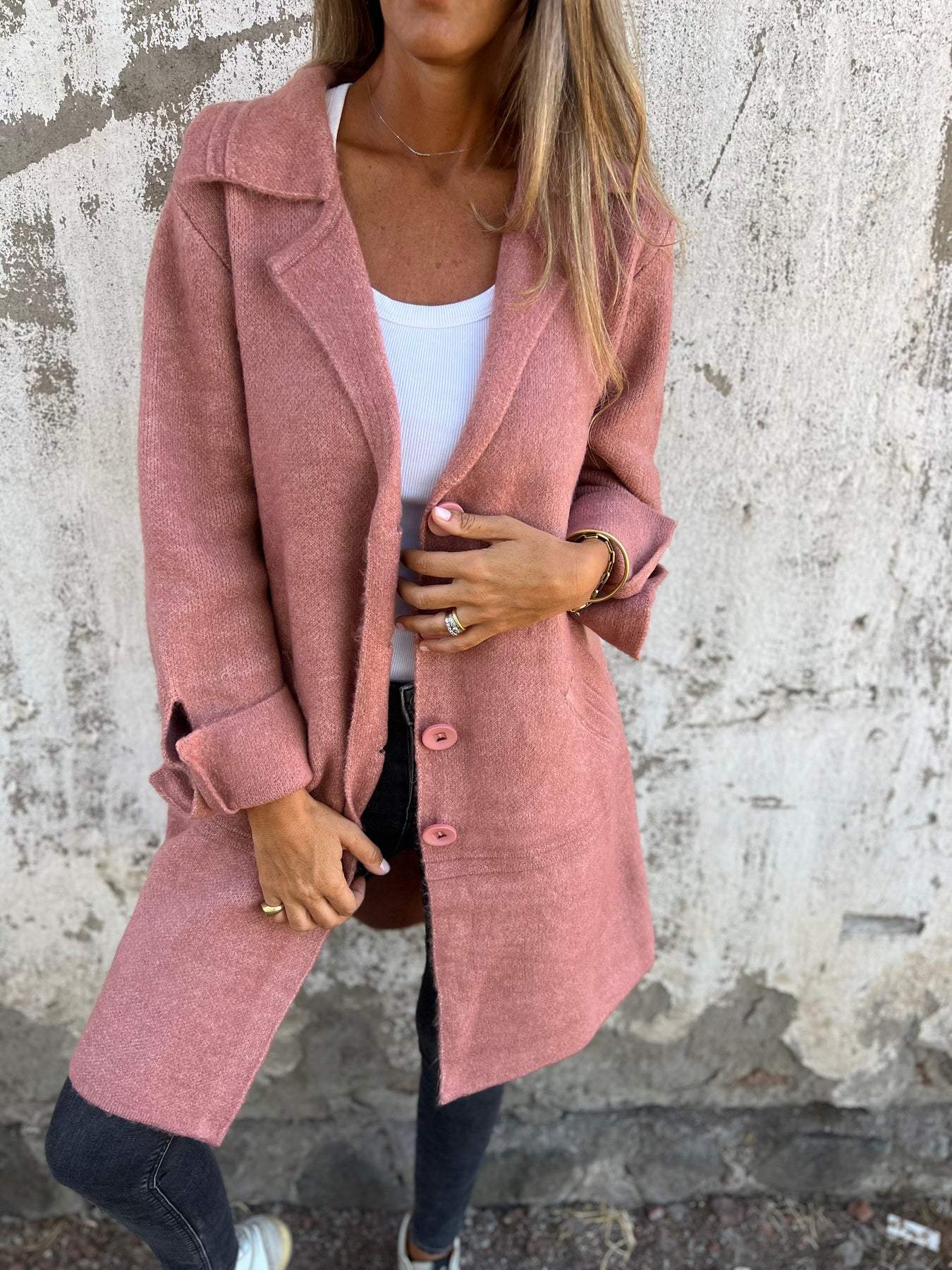 Isabella™ - Casual Long Coat With Cuffs